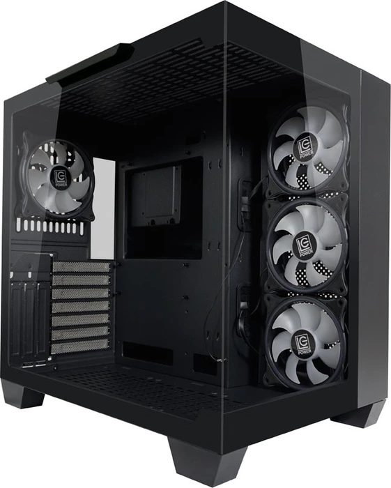 LC-Power Gaming 809B Dark Storm_X, Glasfenster