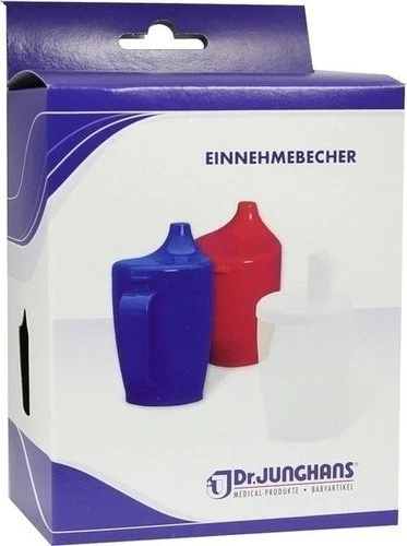 Dr. Junghans Medical Einnehmebecher ohne Griff mit Deckel 12mm grün, 250ml
