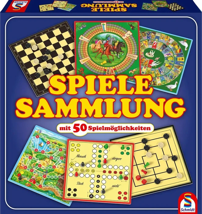 Spielesammlung mit 50 Spielen