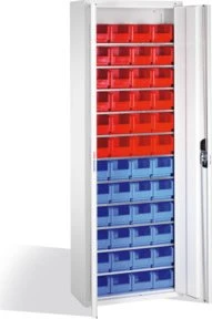 C+P Möbelsysteme S10055 Serie 13 Werkstattschrank lichtgrau