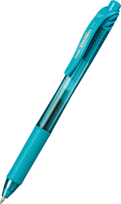 Pentel EnerGel X BL107 0.7mm/0.35mm Gelroller türkis/transparent