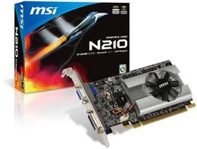 MSI GeForce 210, N210-D512D2H, 512MB DDR2, VGA, DVI, HDMI