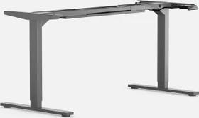 Maidesite T2 Pro elektrisch höhenverstellbares Sitz-Steh-Schreibtischgestell grau