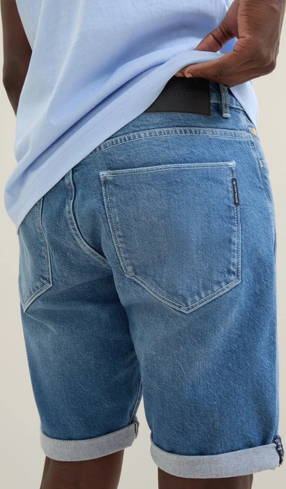 Tom Tailor Josh Jeansshorts Jeans used light stone blue denim (Herren)