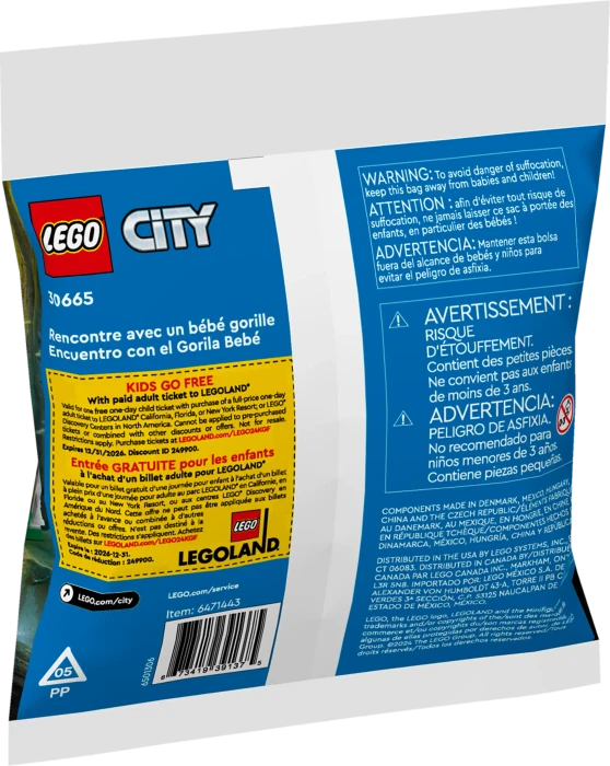 LEGO City - Dschungelforscher mit Baby-Gorilla