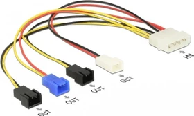DeLOCK Molex auf 4-Pin Adapter, 20cm/20cm/20cm