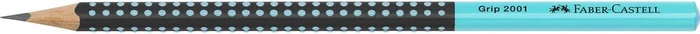 Faber-Castell Two Tone Grip 2001 Bleistift HB graphit, schwarz/türkis