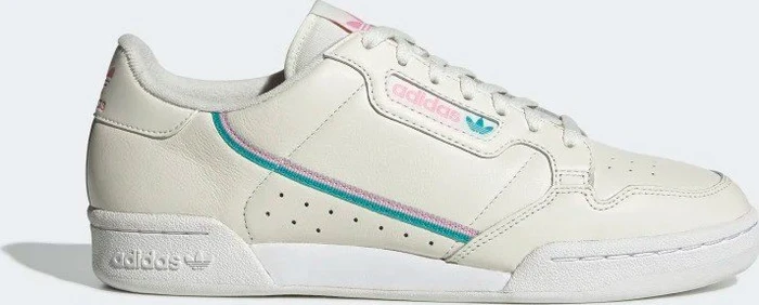 adidas Continental 80 off white/true pink/hi-res aqua