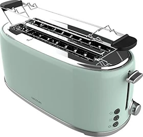 Cecotec 03231 Toast & Taste Retro 1600 Langschlitz-Toaster grün