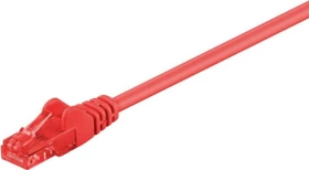 goobay Patchkabel, Cat6, U/UTP, RJ-45/RJ-45, 15m, rot