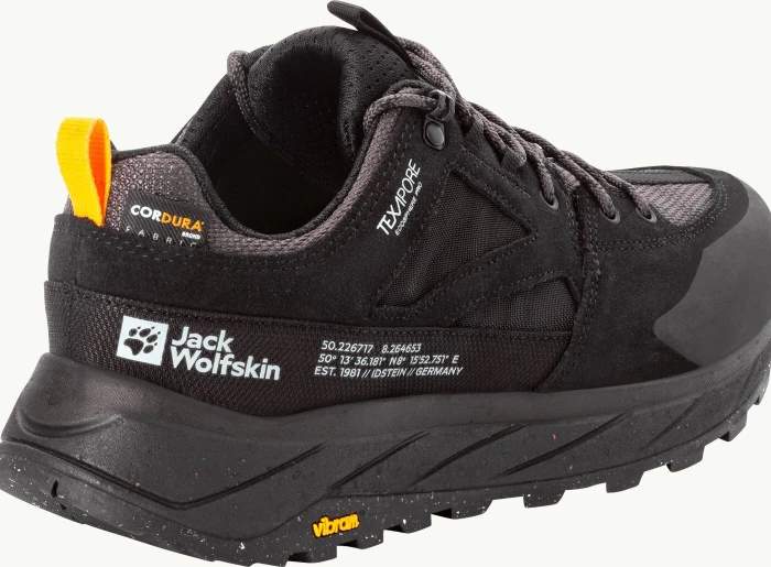 Jack Wolfskin Terraquest Texapore Low schwarz (Herren)