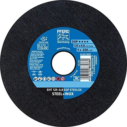 Pferd EHT 125-0.8 SGP STEELOX Trennscheibe, 125x0.8x22.23mm, 25 Stück