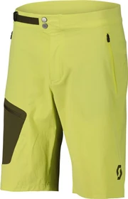 Scott Explorair Light Hose kurz bitter yellow/fir green (Herren)
