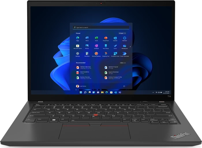 Lenovo ThinkPad T14 G3 (AMD), Thunder Black, Ryzen 5 PRO 6650U, 16GB RAM, 512GB SSD, DE