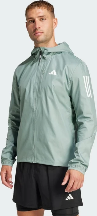 adidas Own The Run Laufjacke silver green (Herren)