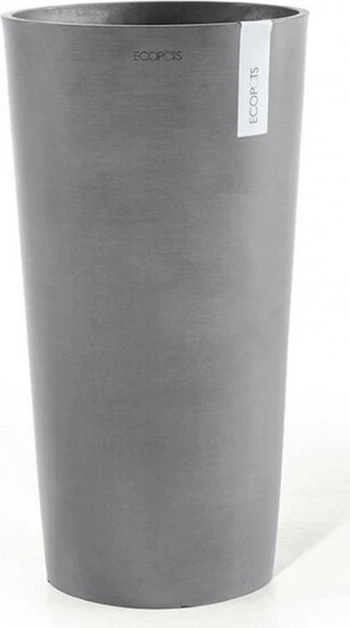 Ecopots Kunststoff-Topf Amsterdam Mid High 34cm grey