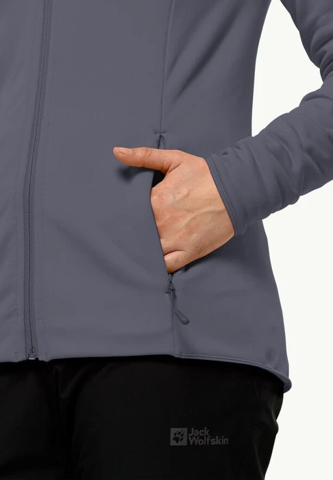 Jack Wolfskin Baiselberg Hoody FZ Jacke dolphin (Damen)