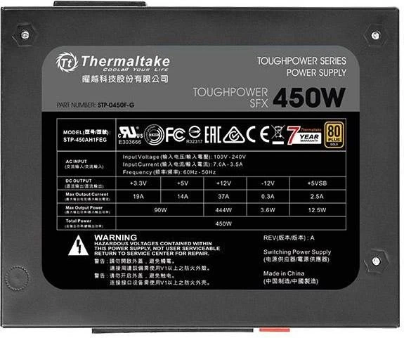 Thermaltake ToughPower SFX Gold 450W, SFX