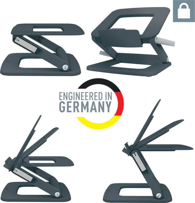 Leitz Ergo Multi-Winkel, Notebook-Stand bis 15", grau