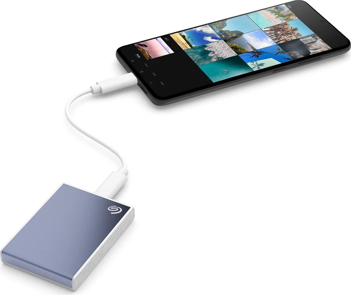 Seagate One Touch SSD, blau, 2TB, USB-C 3.1