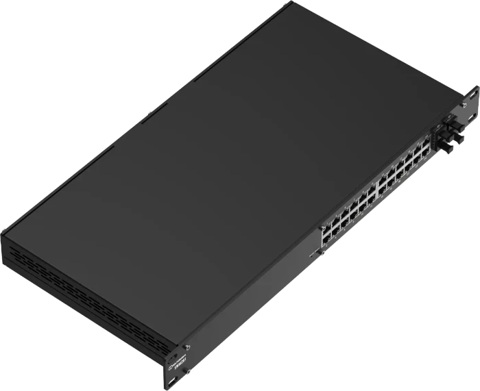 Teltonika SWM Rackmount Gigabit Managed Switch, 24x RJ-45, 4x SFP