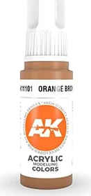 AK-Interactive 3rd Gen Acrylic Colors Acrylic Modelling Colors orange brown, 17ml