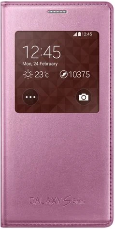 Samsung S-View Cover für Galaxy S5 Mini rosa