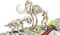 Clementoni Galileo Ausgrabungsset Smilodon & Mammut fluoreszierend Vorschaubild
