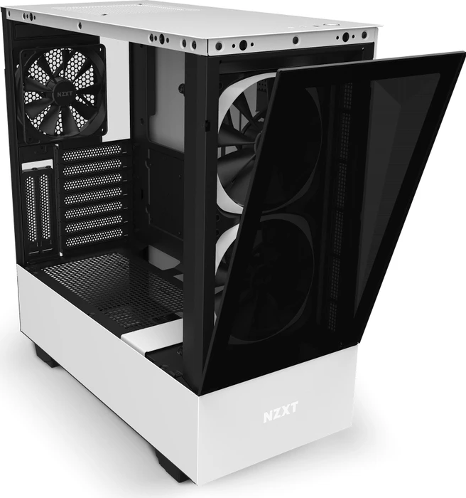 NZXT H510 Elite, weiß, Glasfenster