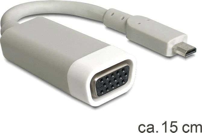 DeLOCK HDMI micro-D [Stecker] auf VGA [Buchse] Adapterkabel