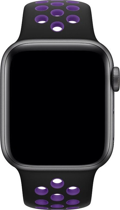 Apple Nike Sportarmband S/M und M/L für Apple Watch 40mm schwarz/hyper grape