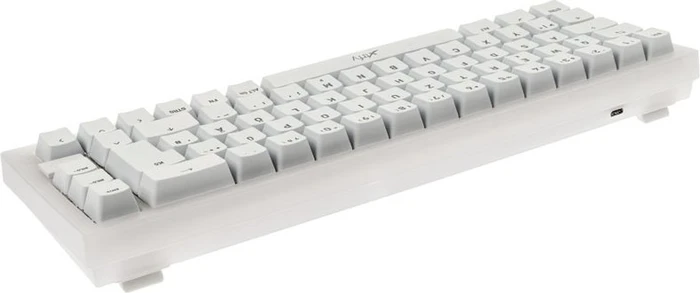 Xtrfy K5 Compact, LEDs RGB, hot-swap, weiß/transparent, Kailh KT RED, USB, DE