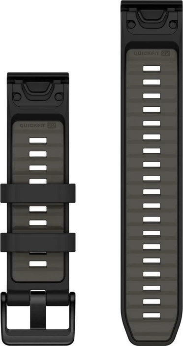 Garmin Ersatzarmband QuickFit 22 Silikon black/pebble grey