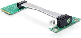 DeLOCK Riser Karte, links gerichtet, gewinkelt, PCIe 2.0, 130mm