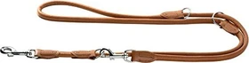 Hunter Round & Soft Elk Verstellbare Hundeführleine, Leder, weich, rund, 0.8x200cm