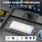 Aula F75 Pro, White Contour, LEDs RGB, hot-swap, LEOBOG Seiya Star Vector, USB/Bluetooth, US Vorschaubild