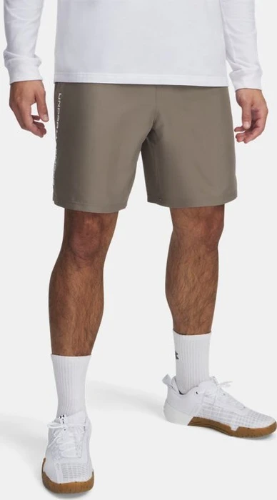 Under Armour Woven Wordmark Hose kurz taupe dusk/white (Herren)
