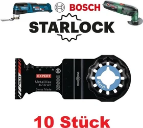 Bosch Professional EXPERT AIZ32AIT MetalMax Carbide Tauchsägeblatt 32mm, 10 Stück