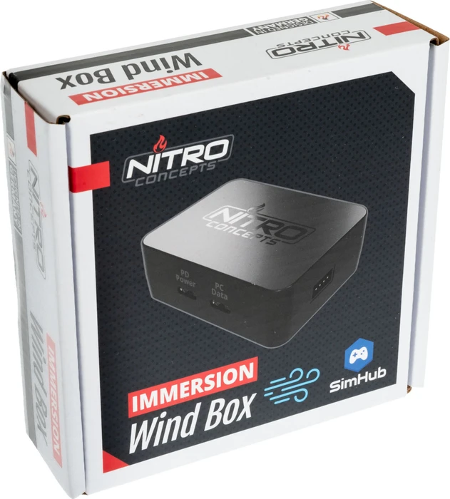 Nitro Concepts IMMERSION Wind Box, Telemetrie-basierter Windkanal-Effekt