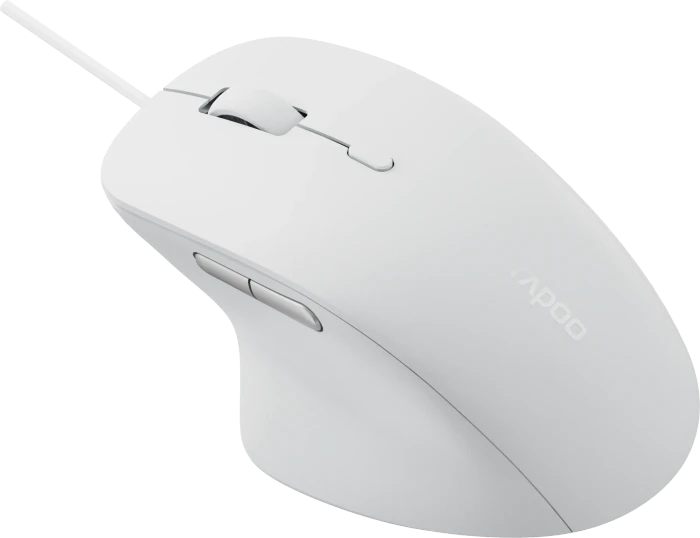 Rapoo N500 Silent Mouse weiß, USB