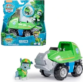 Spin Master Paw Patrol - Jungle Pups Schnappschildkröten-Fahrzeug mit Rocky