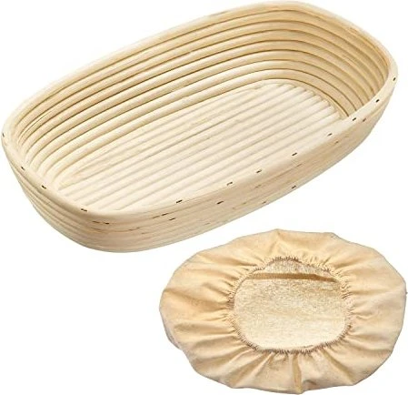Westmark Gärkörbchen mit Bezug oval 33.5x20.5cm