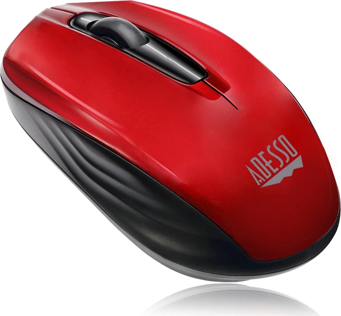 Adesso iMouse S50R Wireless Mini Mouse rot, USB