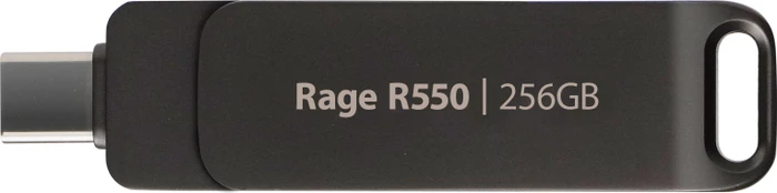 Patriot RAGE R550 256GB, USB-A + USB-C, USB 3.2 Gen 1×1, USB 3.2 Gen 2×1