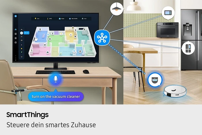 Samsung Smart Monitor M7 M70F, schwarz, 43"