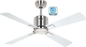 CasaFan Eco Neo III 103 BN-WE/LG WiFi Deckenventilator silber/wenge