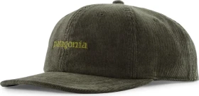 Patagonia Corduroy Kappe text logo/old growth green