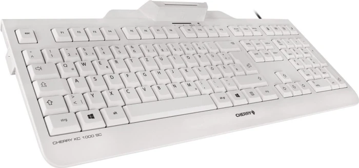 Cherry KC 1000 SC, grau, USB, DE