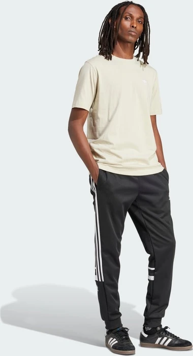 adidas Trefoil Essentials T-Shirt kurzarm putty grey (Herren)