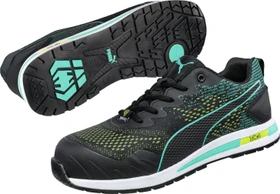 Puma Vivid Gh Low ESD Sicherheitsschuhe schwarz/türkis (Herren)
